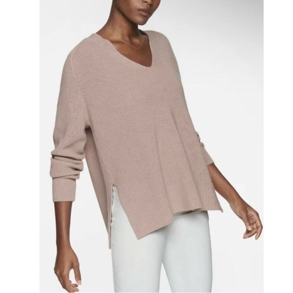 Athleta Switchback Pullover Sweater Rose Size Sma… - image 1